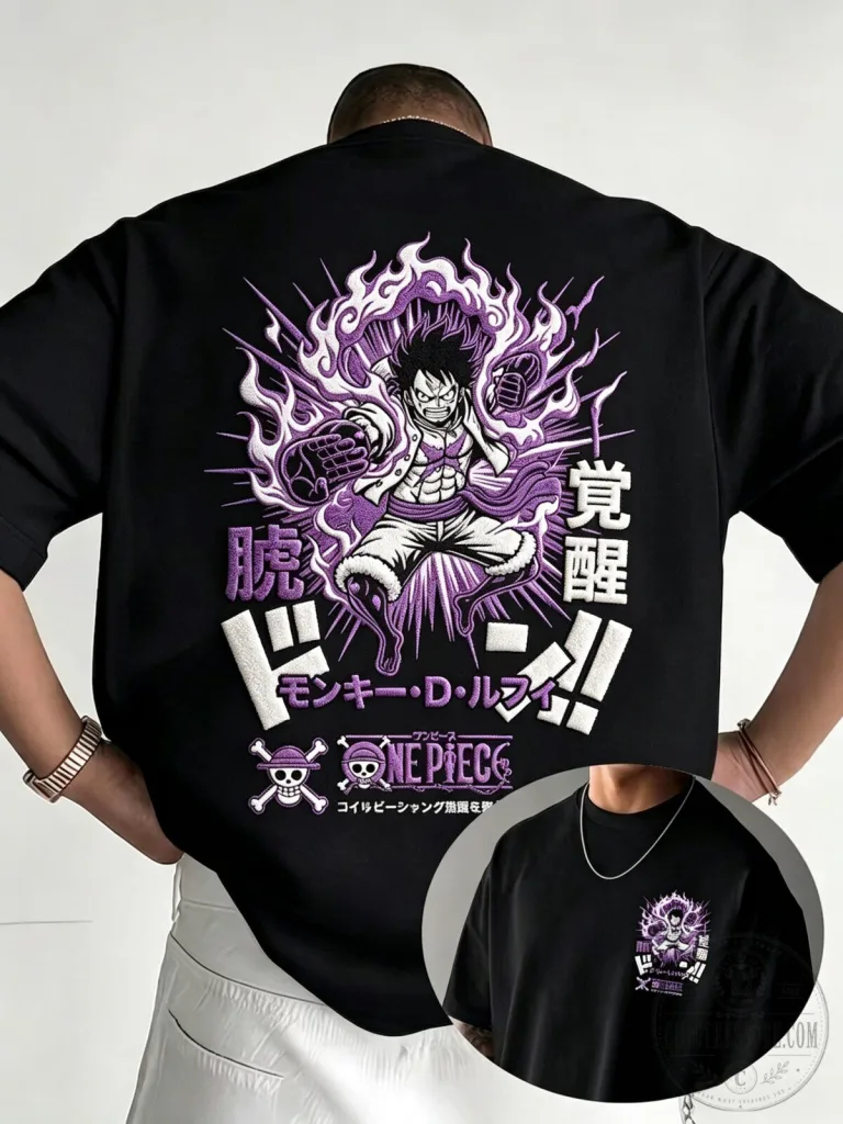 One Piece Monkey D Luffy Gear Five Awakening Anime Manga T-Shirt