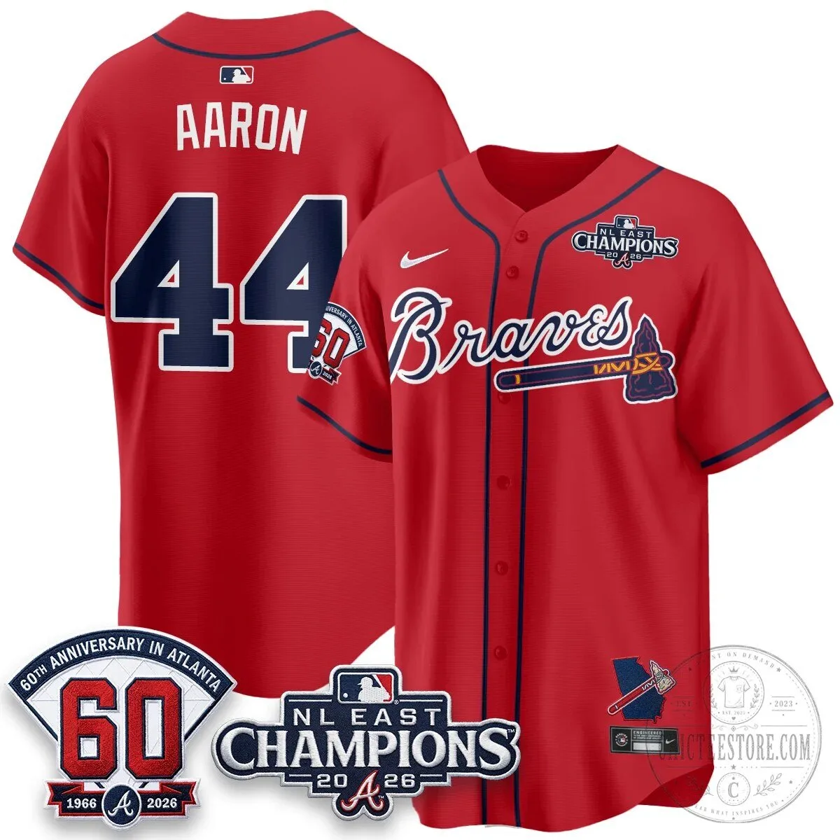 Atlanta Braves 2026 NL East Champions Jersey for Ronald Acuna Jr. 87 Atlanta Braves 2026 NL East Champions Jersey for Ronald Acuna Jr.
