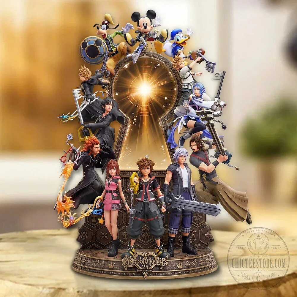 Custom Acrylic Plaque Display for Kingdom Hearts 25th Anniversary Collectors