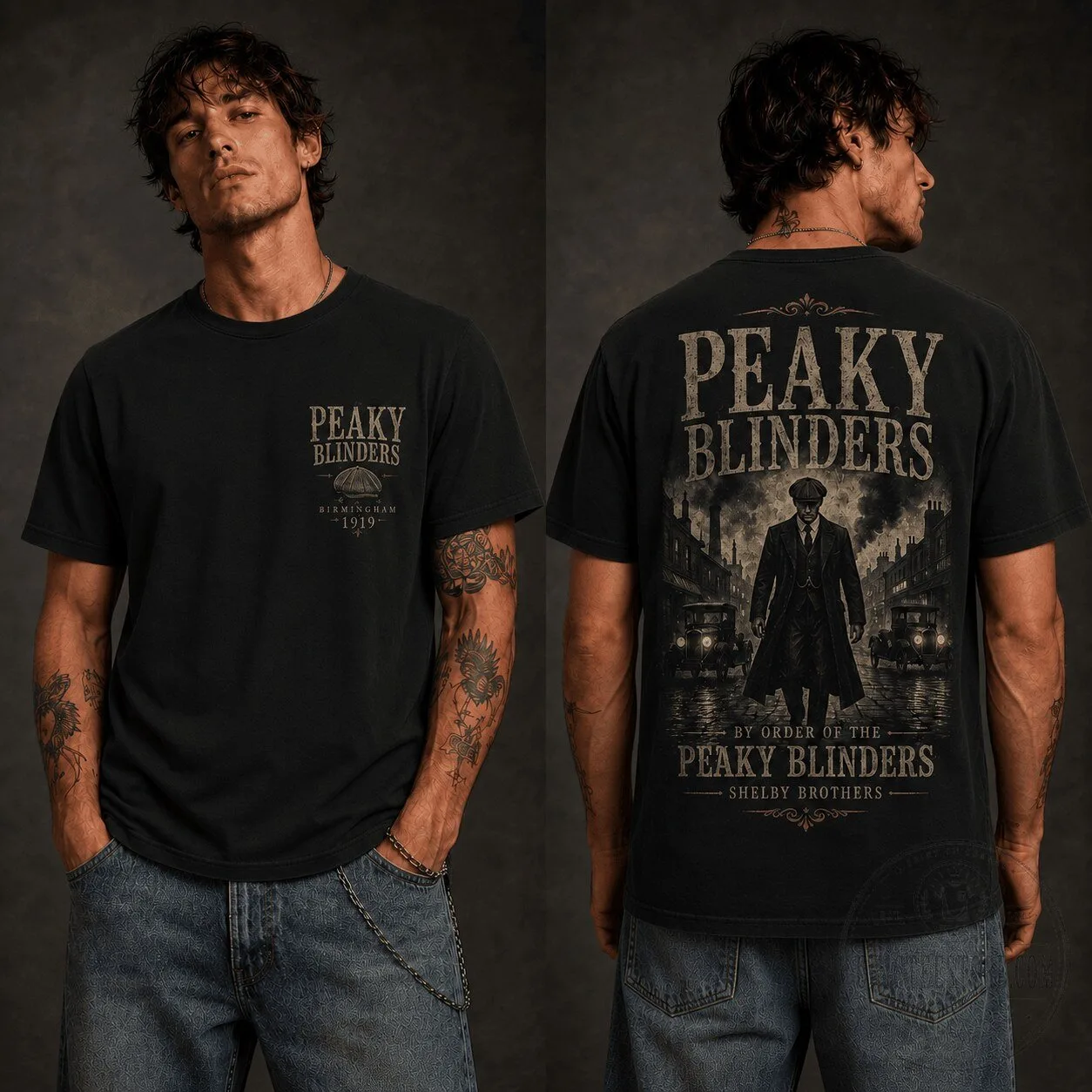 Peaky Blinders By Order of the Shelby Brothers Graphic T-Shirt
