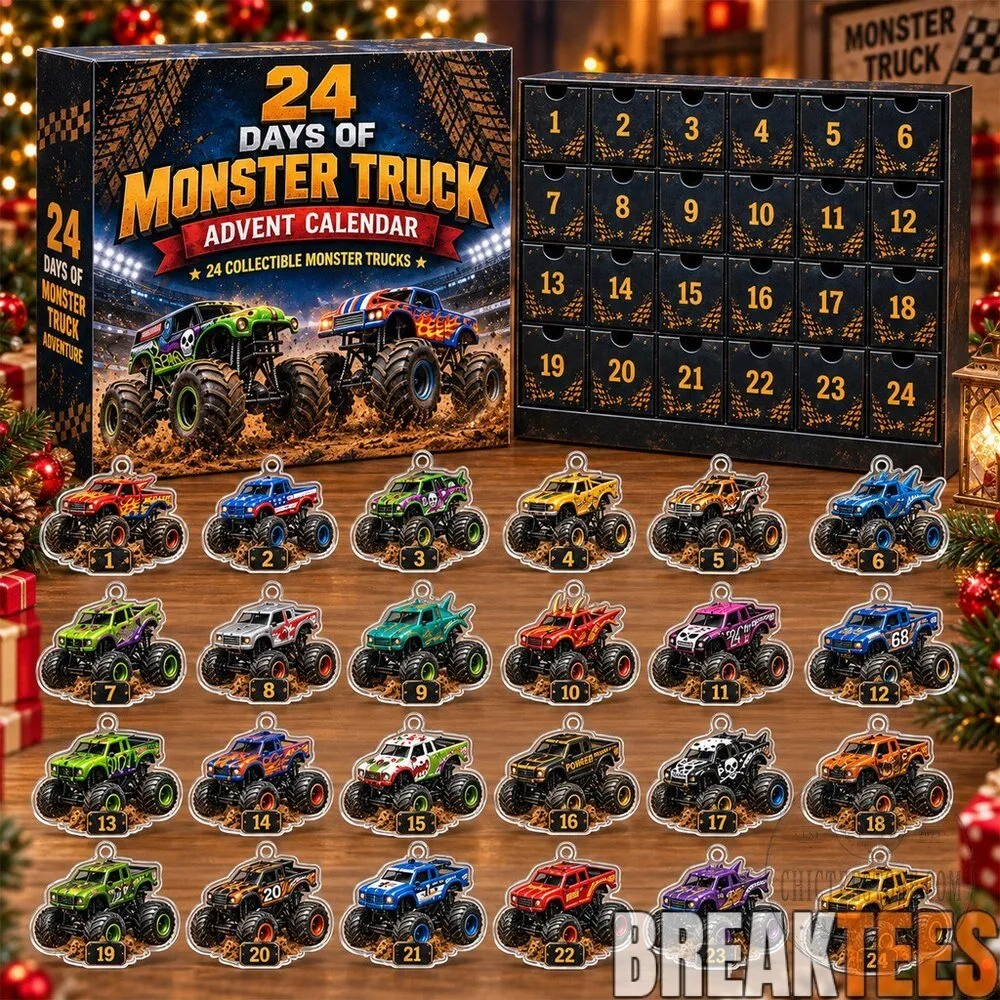 Monster Truck Advent Calendar 2026 with 24 Collectible Toy Trucks 2 Monster Truck Advent Calendar 2026 with 24 Collectible Toy Trucks