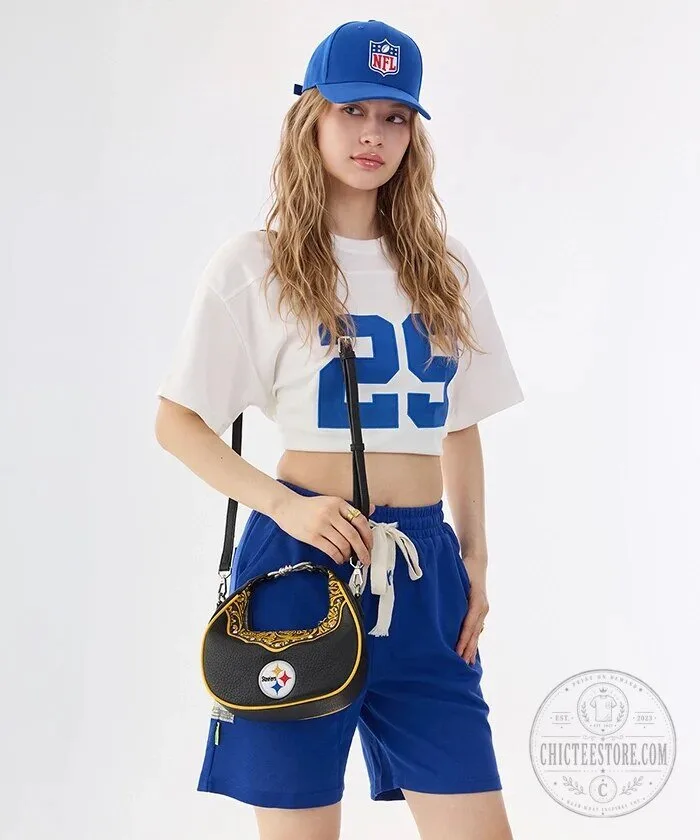 Pittsburgh Steelers Black and Gold Western Style Crossbody Bag 15 Pittsburgh Steelers Black and Gold Western Style Crossbody Bag