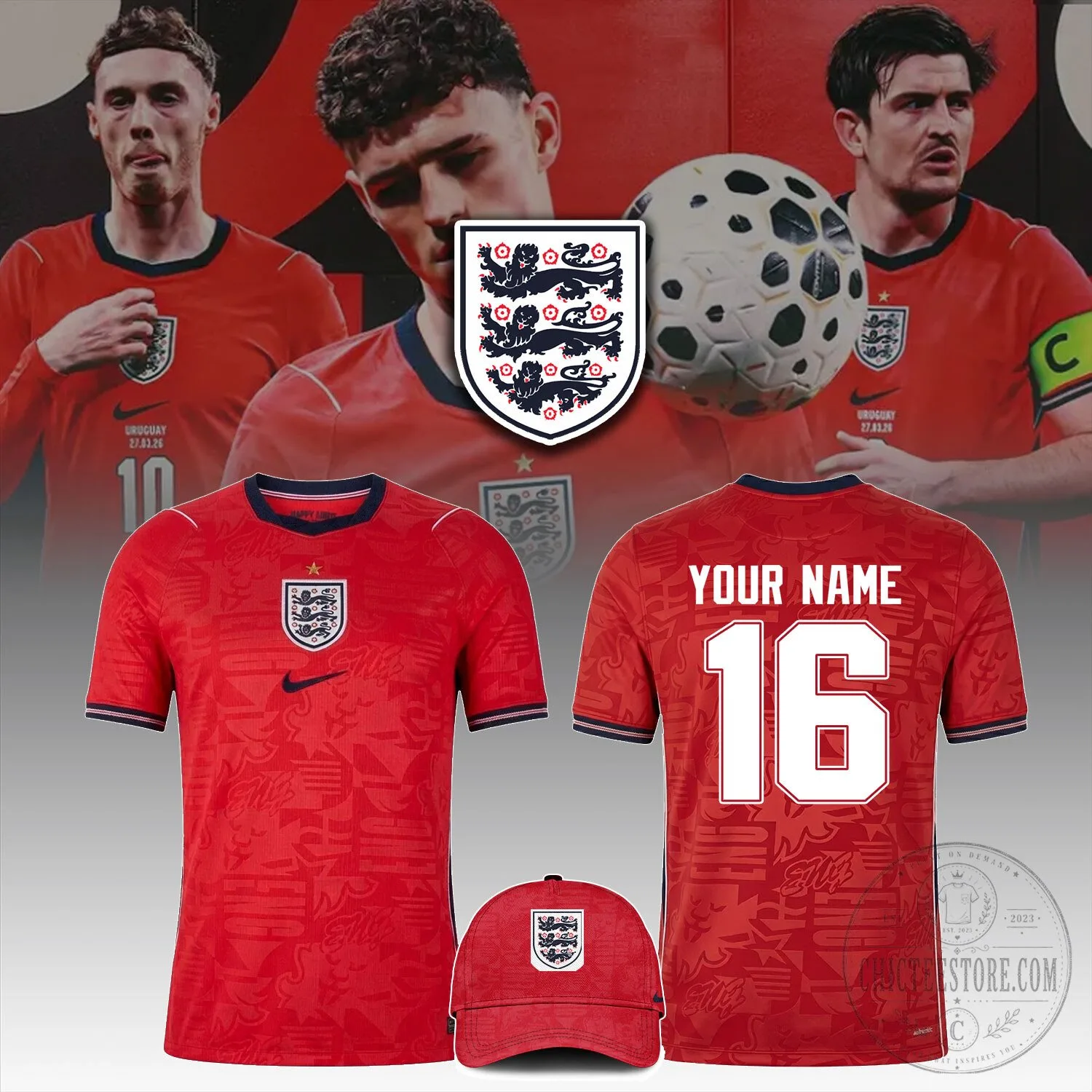 England football 2026/27 Jersey Soccer Red
