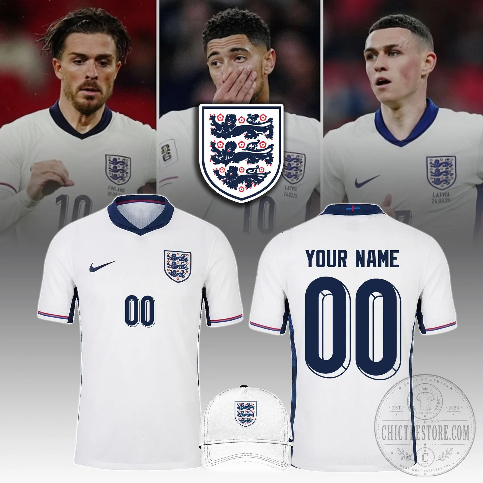 England football 2026/27 Jersey Soccer White