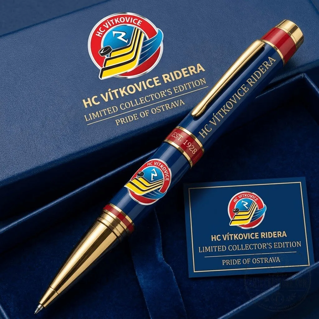HC Vítkovice Ridera Czech Extraliga Ice Hockey Team Collectible Ballpoint Pen