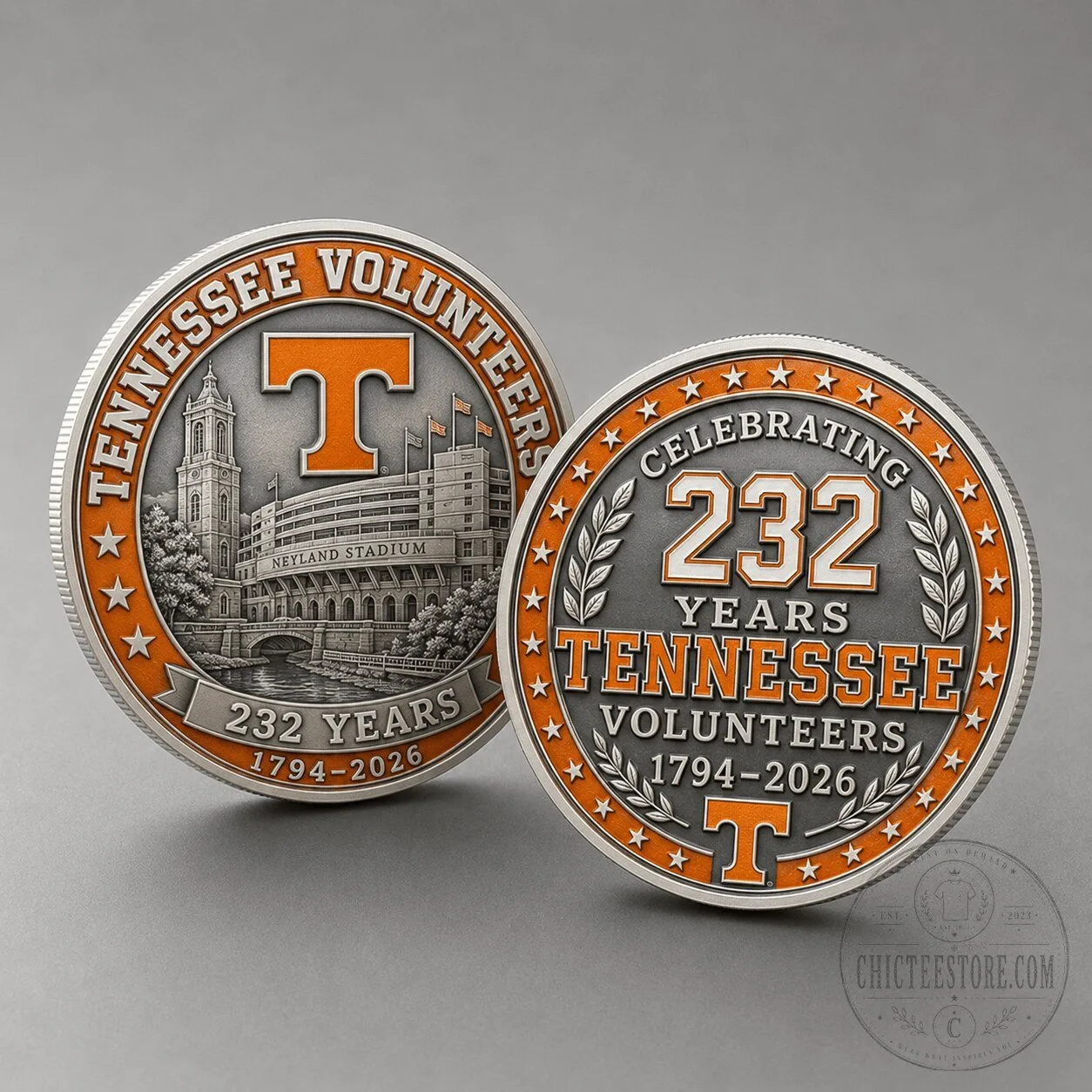 Tennessee Volunteers Neyland Stadium Commemorative Challenge Coin