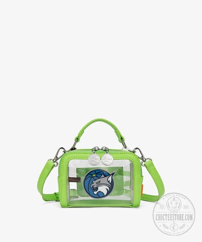 Minnesota Lynx WNBA Clear Crossbody Bag with Adjustable Strap