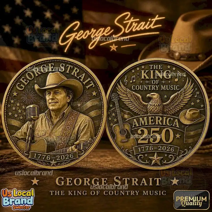 George Strait The King of Country Music America 250th Anniversary Commemorative Coin
