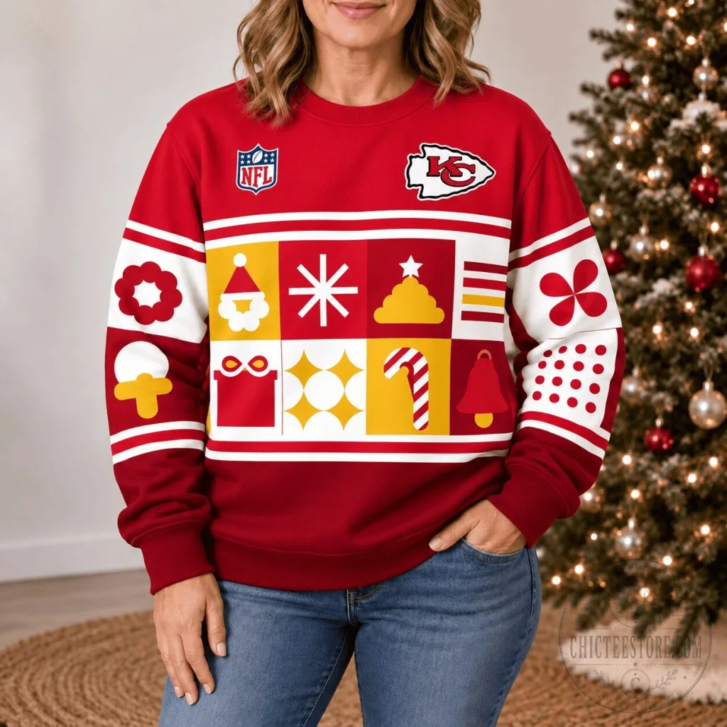 Kansas City Chiefs Christmas Holiday Ugly Sweater Kansas City Chiefs Christmas Holiday Ugly Sweater