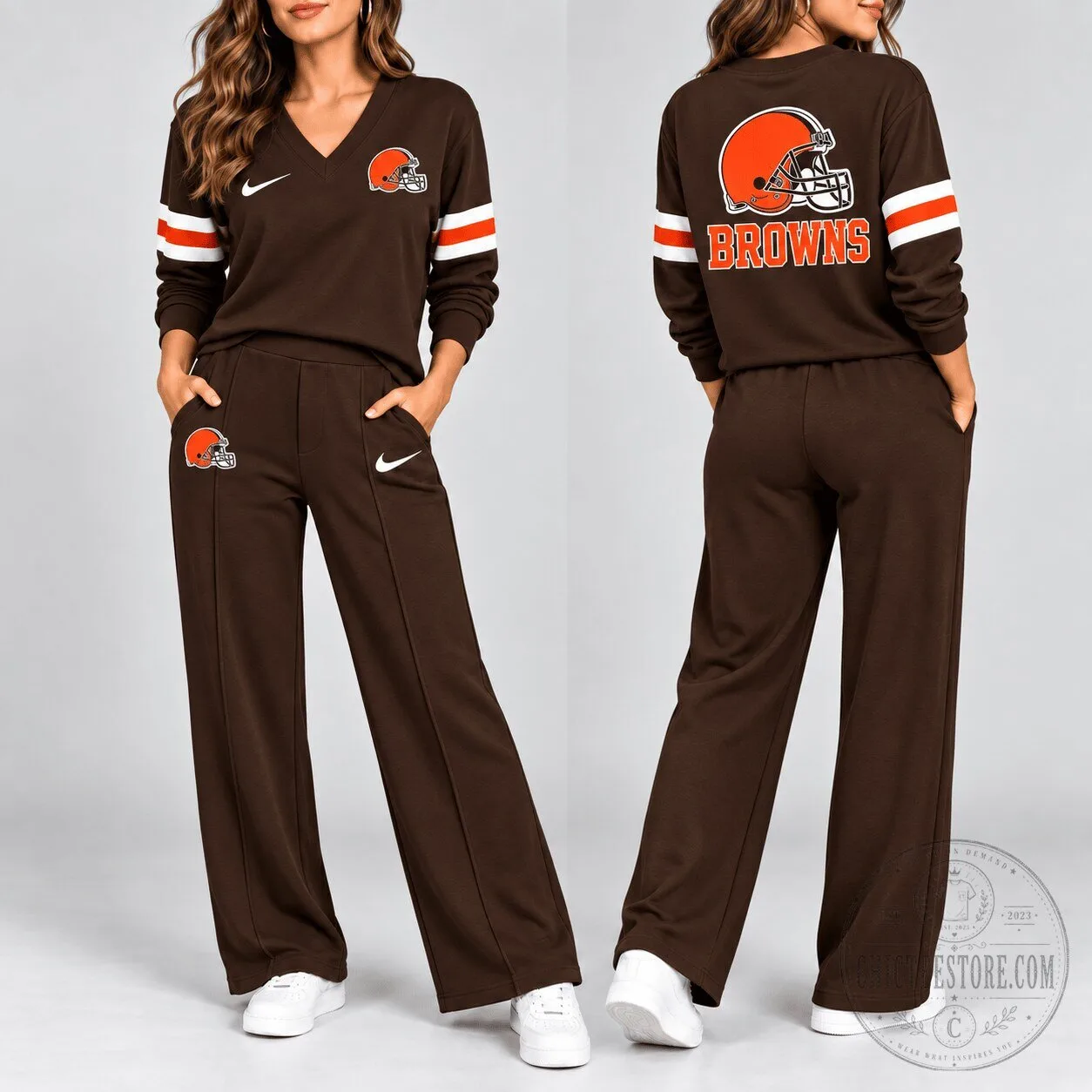 Cleveland Browns Women's Football Lounge Set