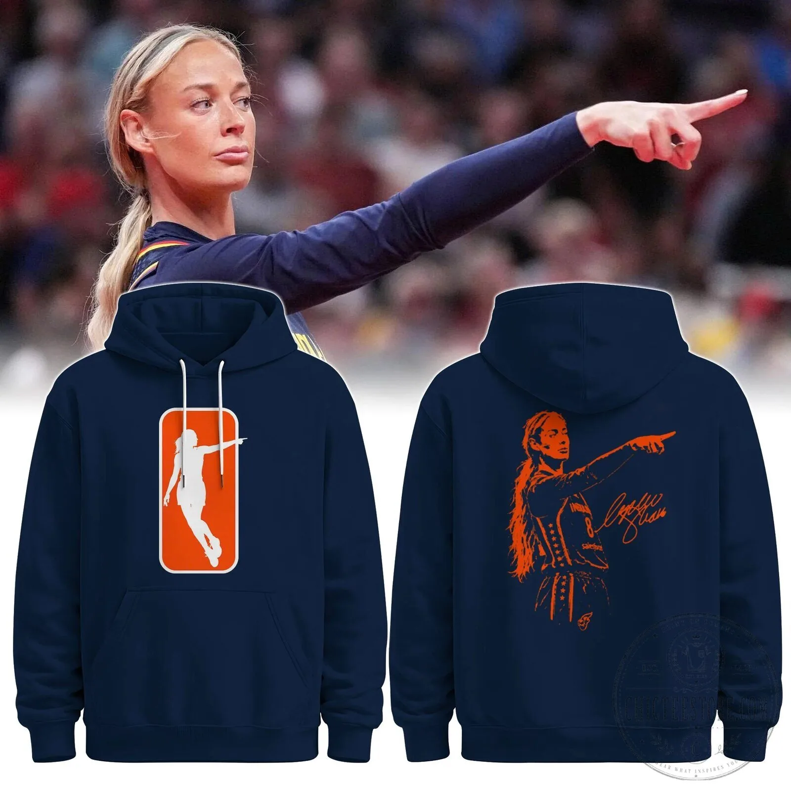Sophie Cunningham The Point Is to Win Games Basketball Hoodie