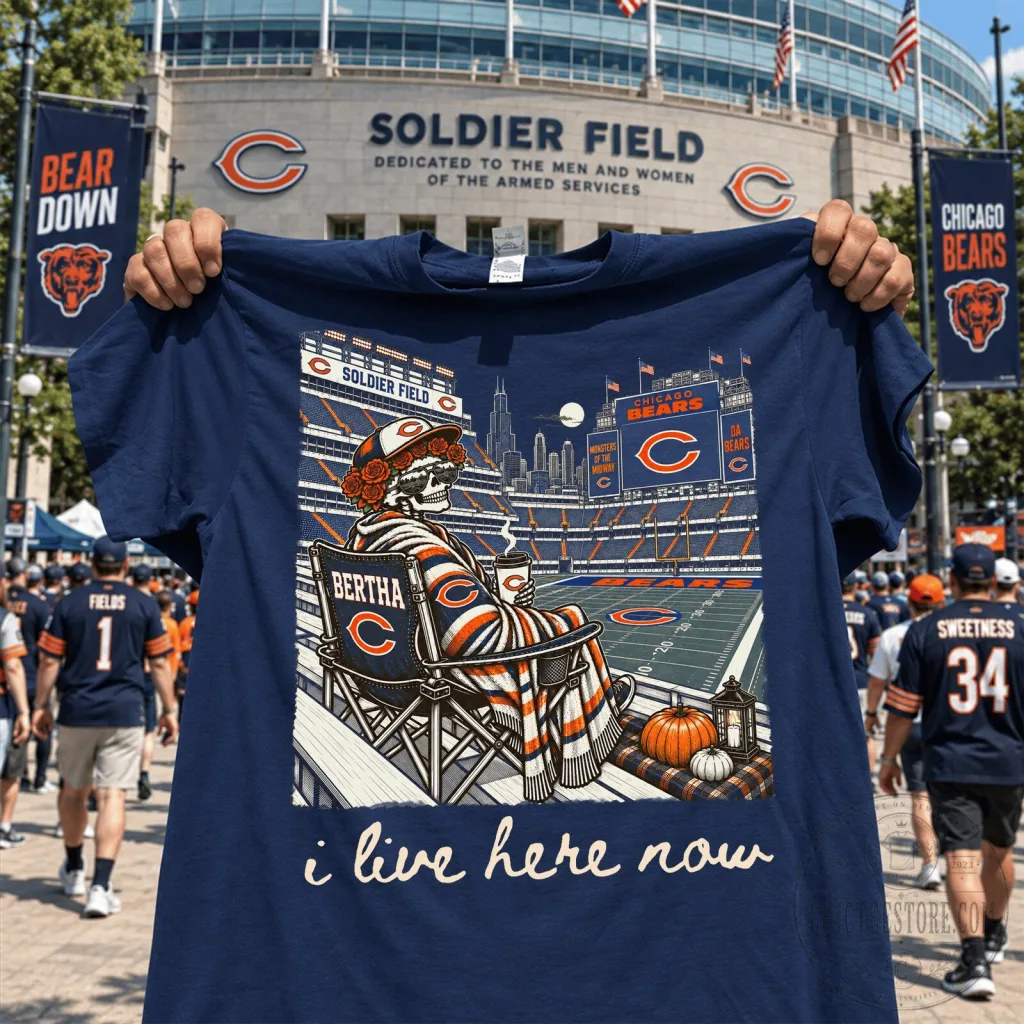 Pittsburgh Steelers Coach Mike Tomlin Thank You For The Memories Sweatshirt 31 Grateful Dead Bertha I Live Here Now Chicago Bears Football T-Shirt