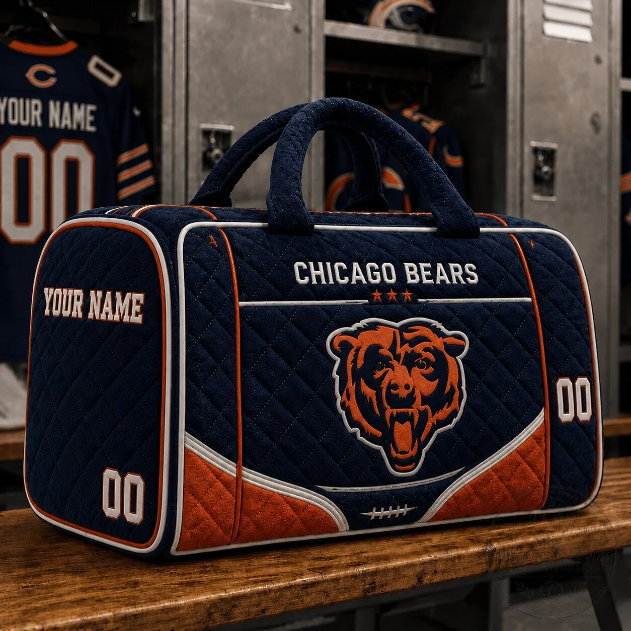 Chicago Bears National Football League Quilted Duffle Bag