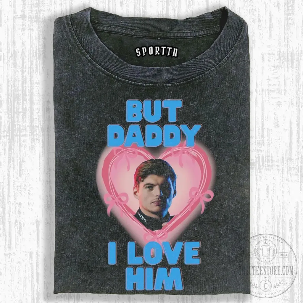 F1 Racing Fan T-Shirt - Daddy, I Love Max Verstappen