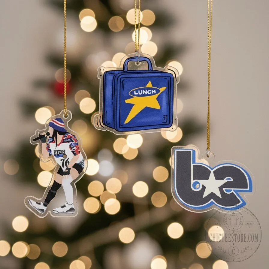 Billie Eilish Hit Me Hard and Soft Christmas Ornament Set