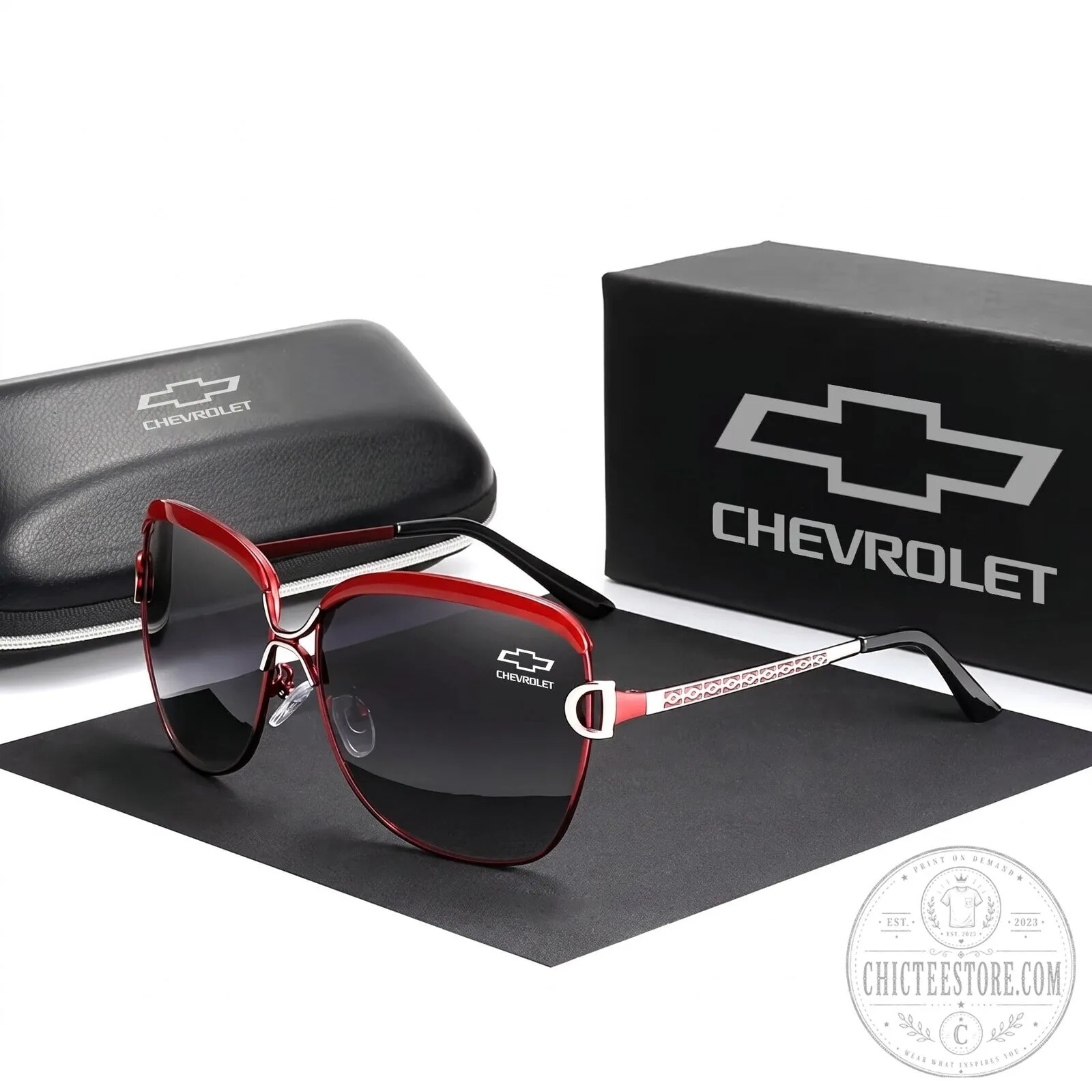 Chevrolet Red Fashion Polarized UV400 Women's Sunglasses