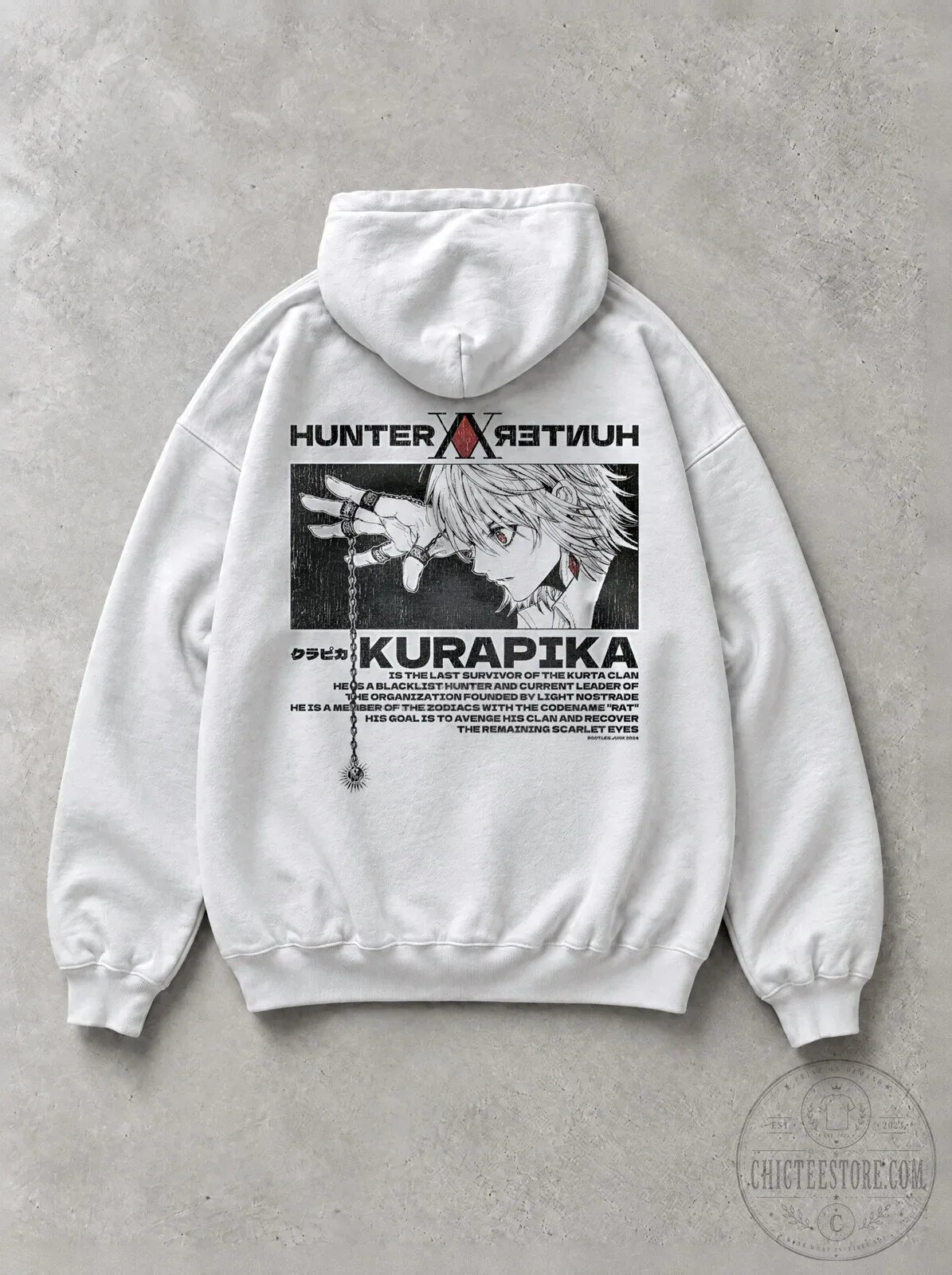 Hunter X Hunter Kurapika Last Survivor Anime Hoodie