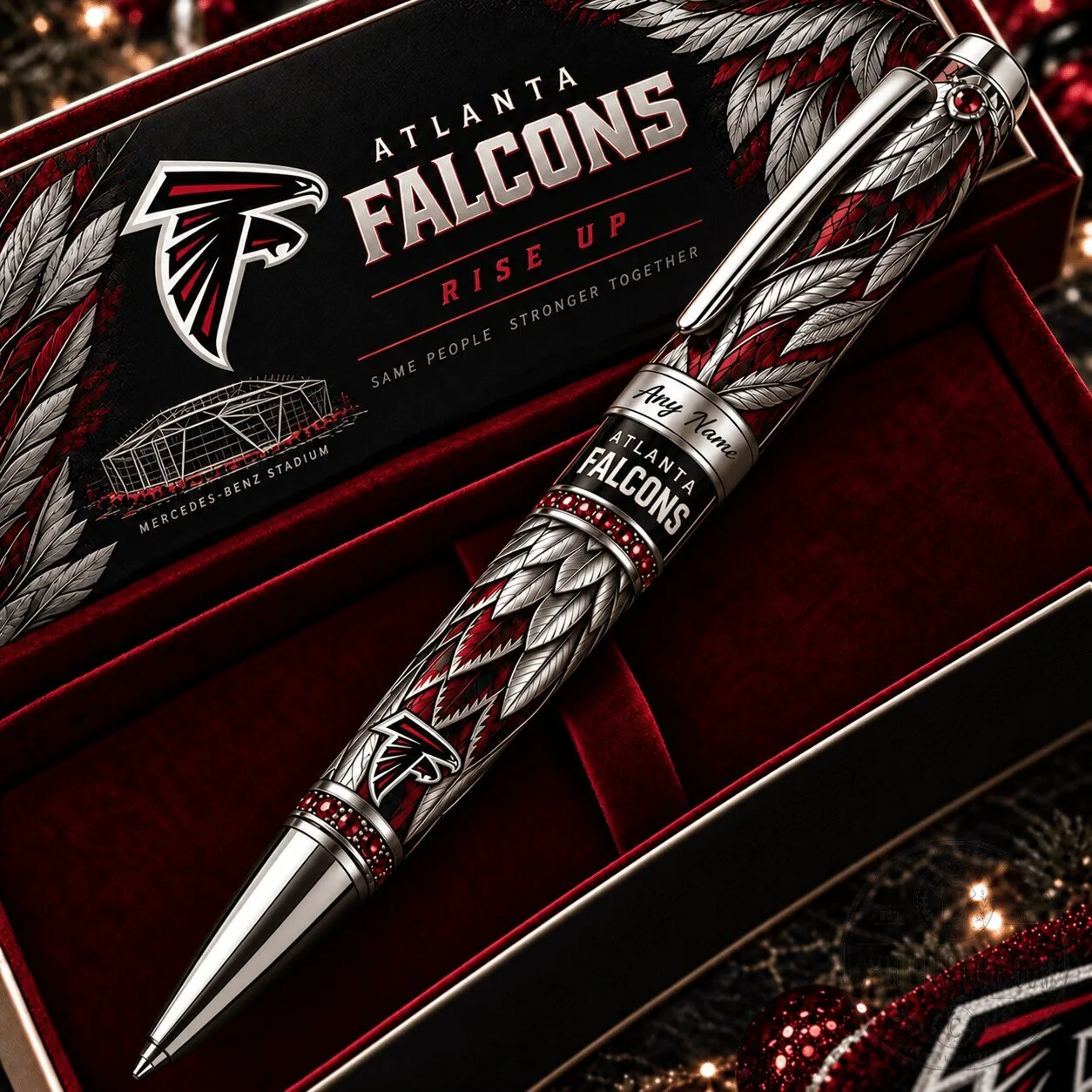 Atlanta Falcons NFL Football Team Collectible Ballpoint Pen Gift Set