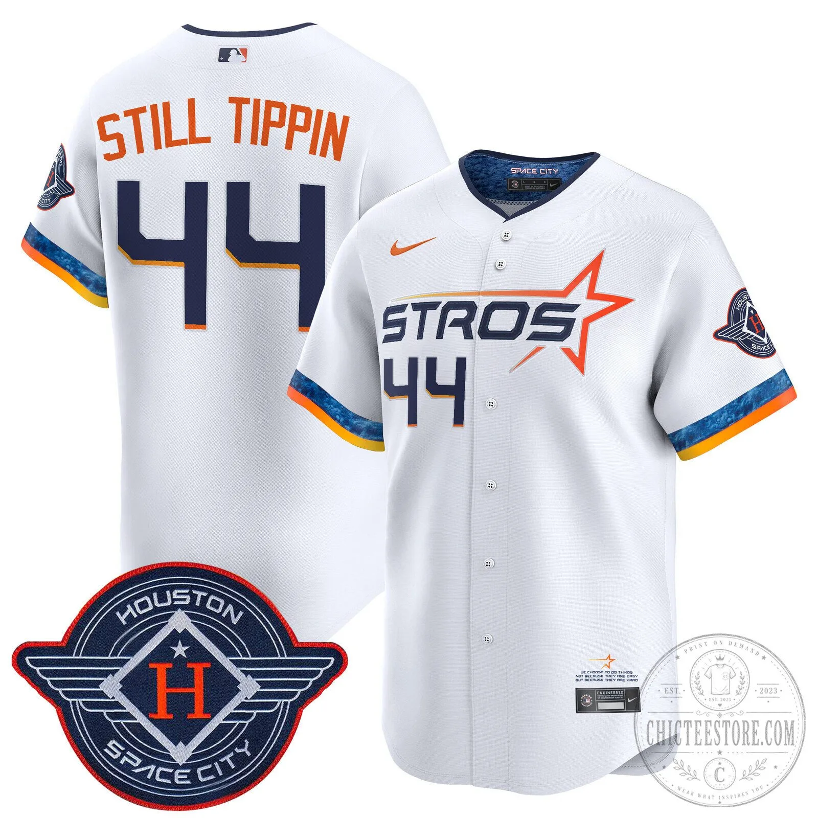 Houston Astros Carlos Correa White 2025 City Connect Vapor Premier Limited Baseball Jersey 45 Houston Astros Carlos Correa White 2025 City Connect Vapor Premier Limited Baseball Jersey