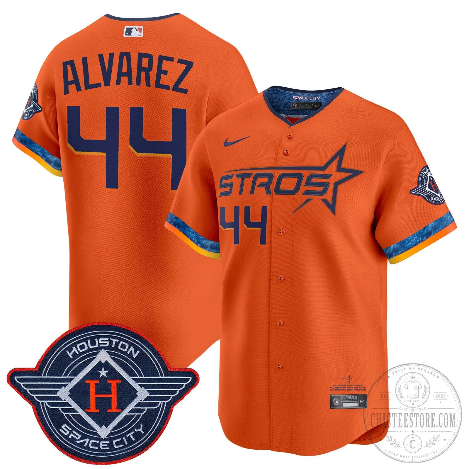 Houston Astros Carlos Correa White 2025 City Connect Vapor Premier Limited Baseball Jersey 68 Houston Astros Carlos Correa White 2025 City Connect Vapor Premier Limited Baseball Jersey