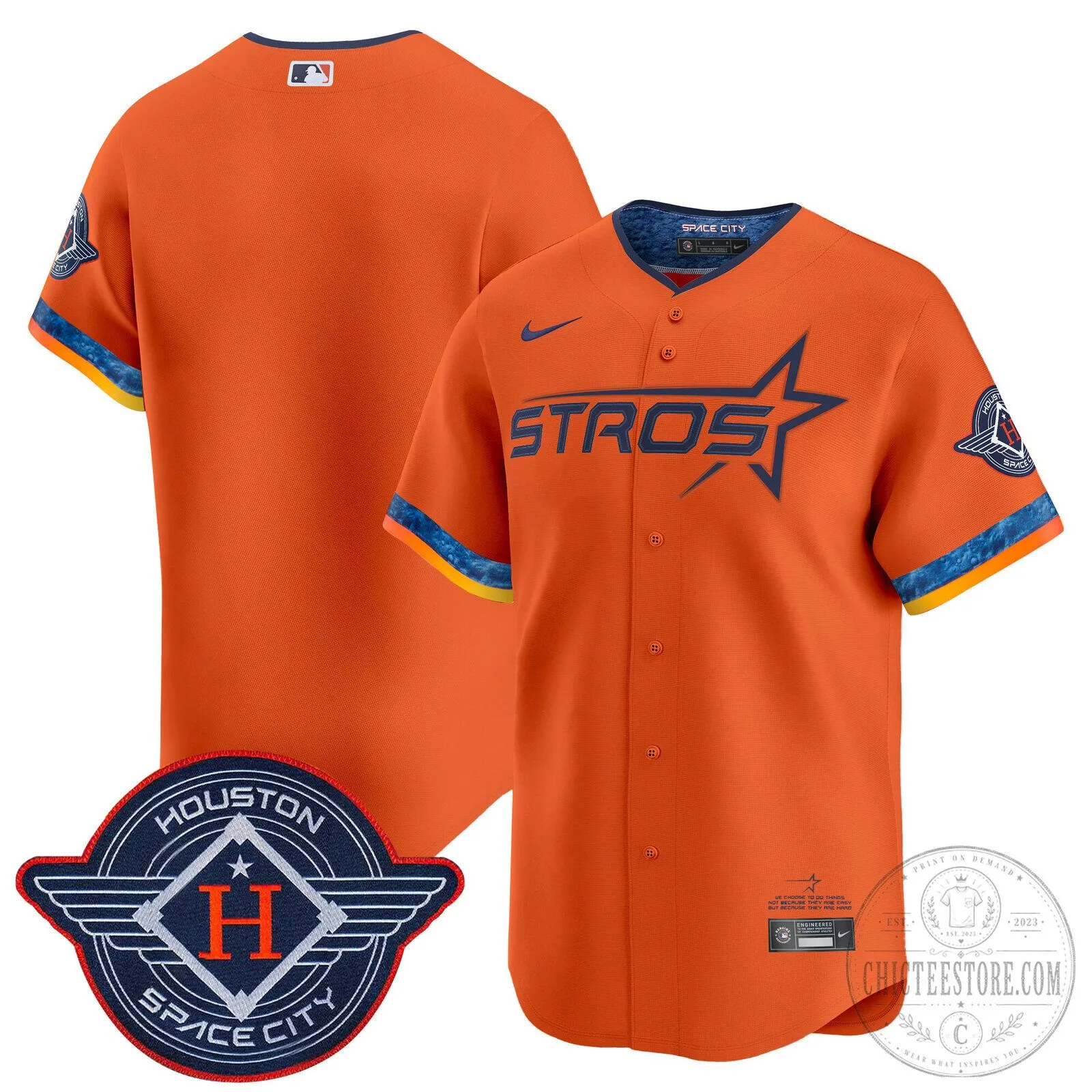 Houston Astros Carlos Correa White 2025 City Connect Vapor Premier Limited Baseball Jersey 73 Houston Astros Carlos Correa White 2025 City Connect Vapor Premier Limited Baseball Jersey