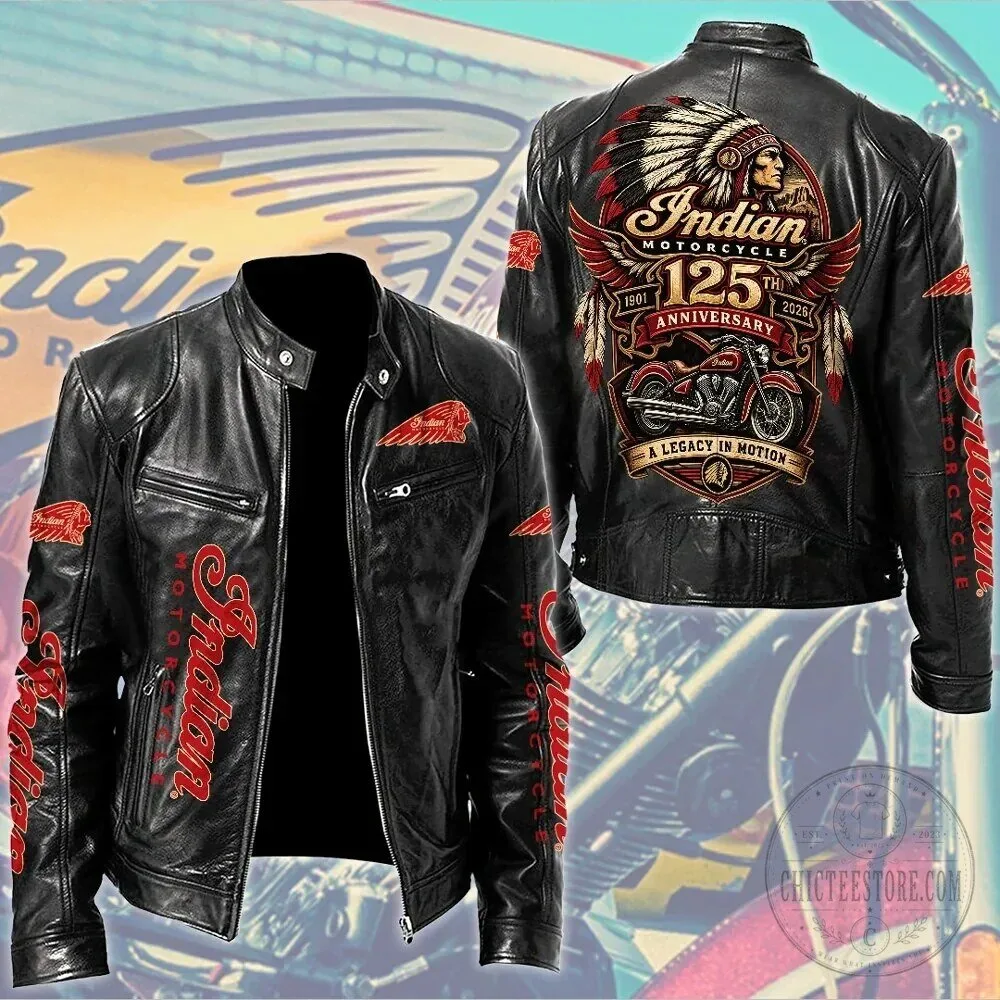 125th Anniversary Legacy In Motion Leather Jacket from Indian Motorcycle
