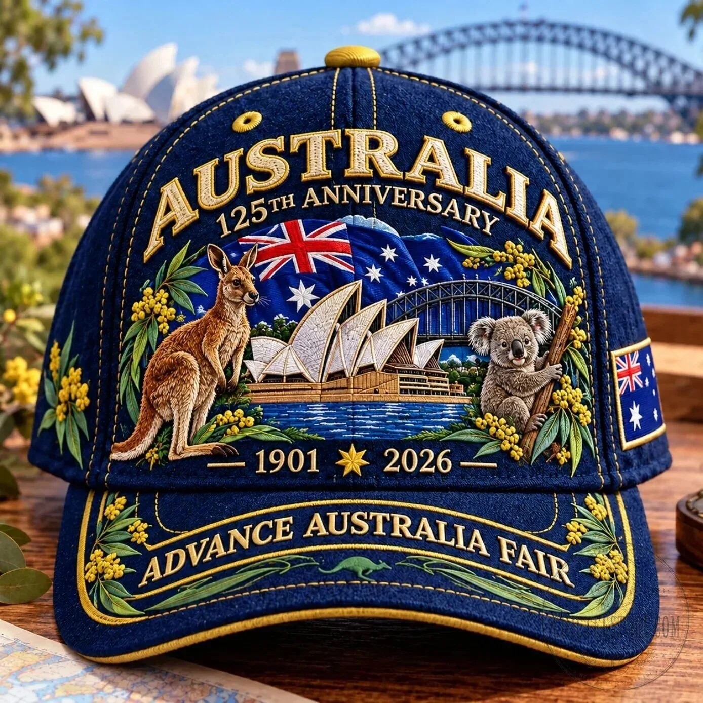 Australia 125th Anniversary 1901-2026 Commemorative Baseball Cap Hat